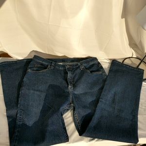 Good Riders by Lee Women's Sized 14P Blue Jeans